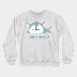 Kawaii Dire Wolf Crewneck Sweatshirt